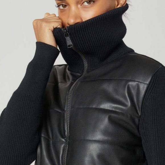 NWT ALP N ROCK MIVA Hybrid Jacket- Black Vegan Leather - Picture 2 of 8